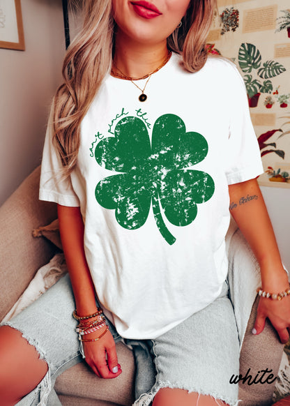 Distressed Shamrock Can't Pinch This Comfort Colors Tee *5 Colors (S-3X) Chloe Vs Tank The Boutique