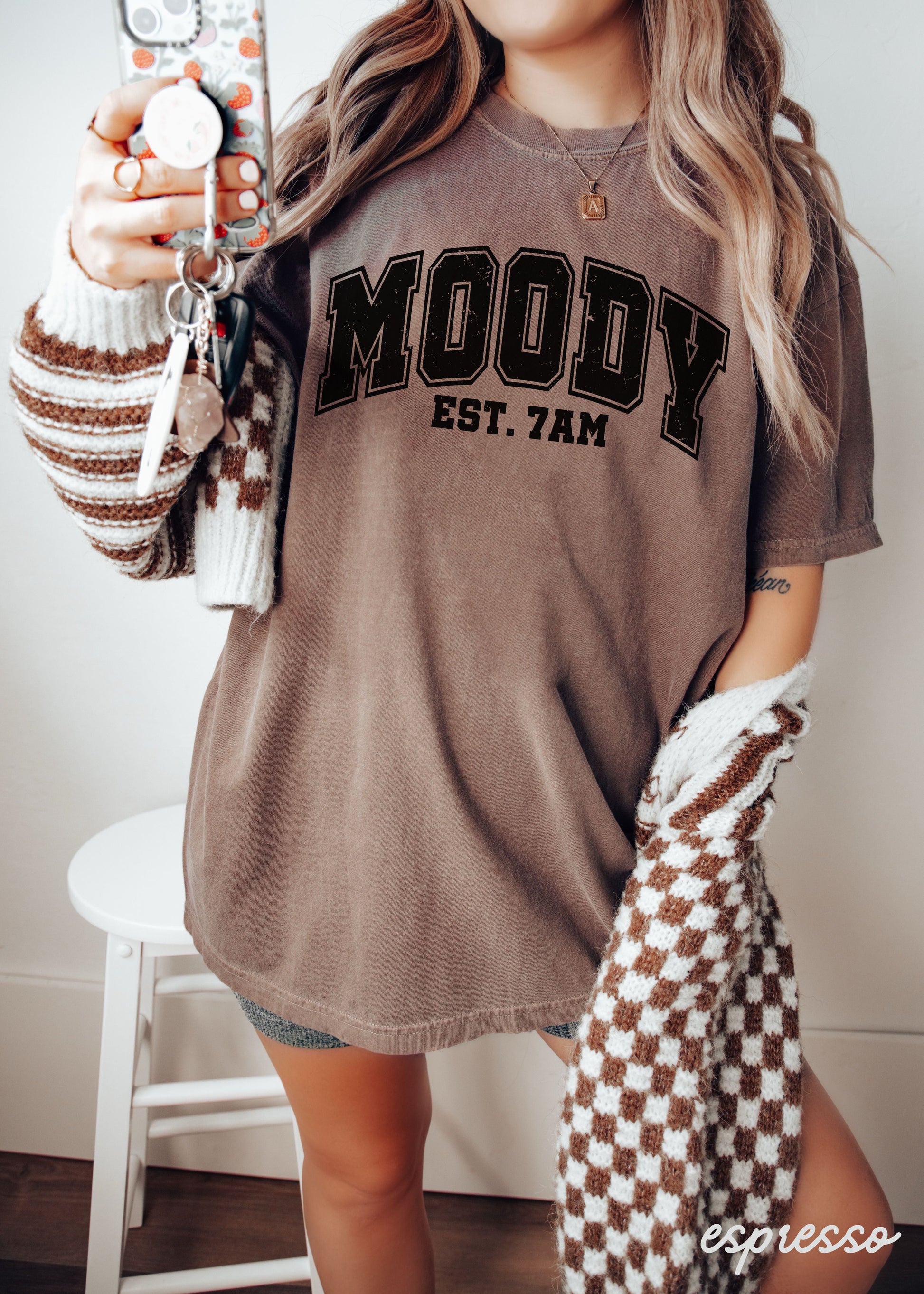 Moody 7am Tee *9 Colors (S-3X) Chloe Vs Tank The Boutique