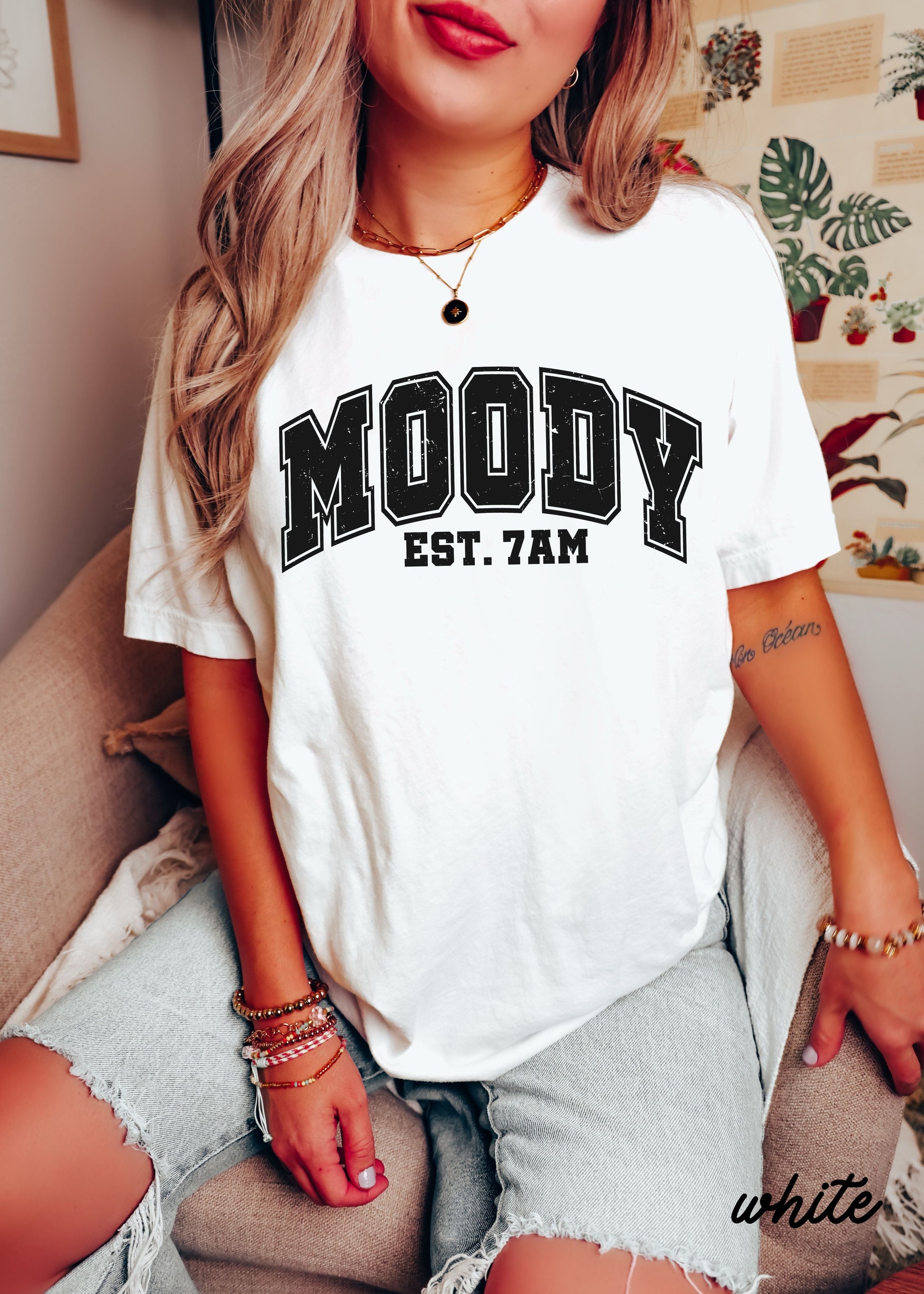 Moody 7am Tee *9 Colors (S-3X) Chloe Vs Tank The Boutique