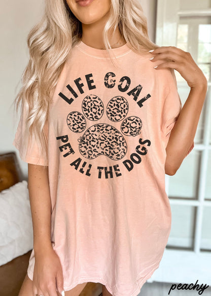 Pet All The Dogs Leopard Paw Tee *13 Colors (S-3X) Chloe Vs Tank The Boutique