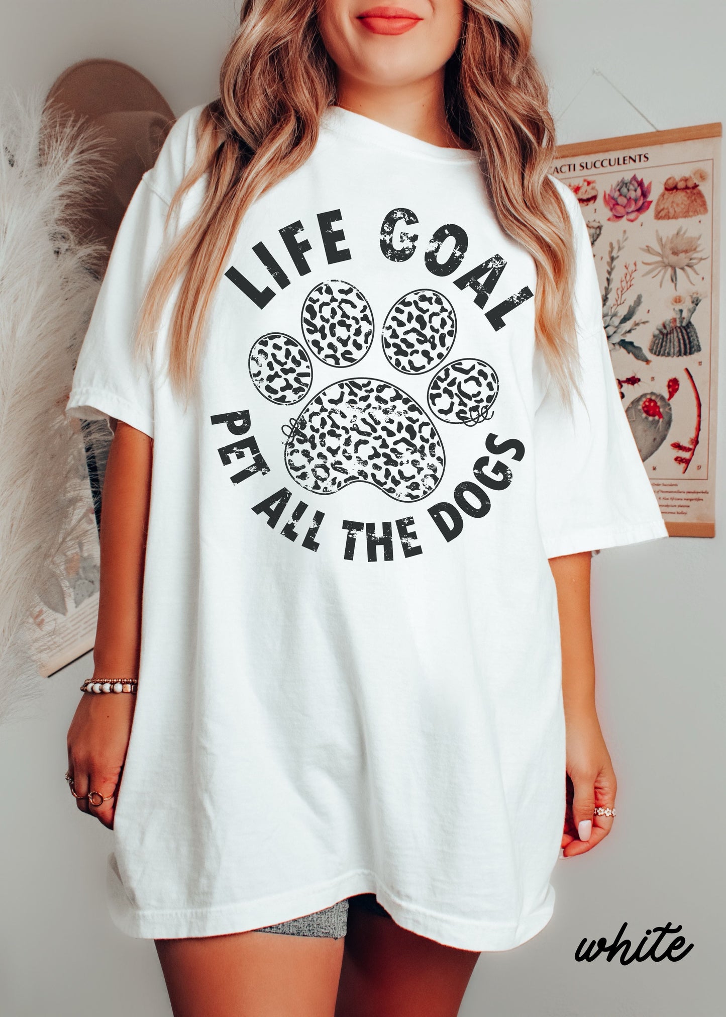 Pet All The Dogs Leopard Paw Tee *13 Colors (S-3X) Chloe Vs Tank The Boutique