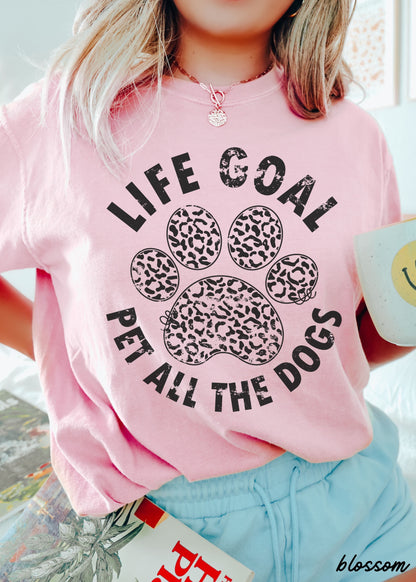 Pet All The Dogs Leopard Paw Tee *13 Colors (S-3X) Chloe Vs Tank The Boutique
