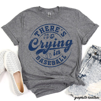 No Crying in Baseball Gildan Tee *4 Colors (S-3X) Chloe Vs Tank The Boutique