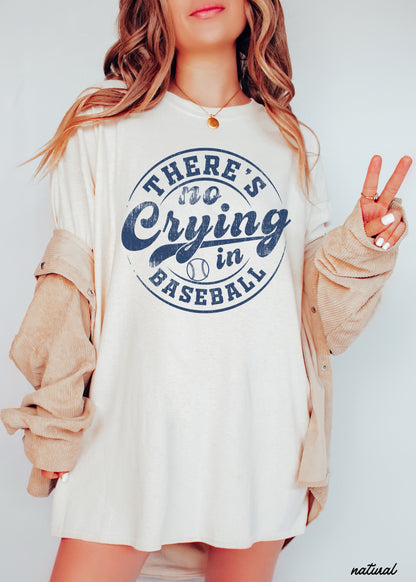 No Crying in Baseball Gildan Tee *4 Colors (S-3X) Chloe Vs Tank The Boutique