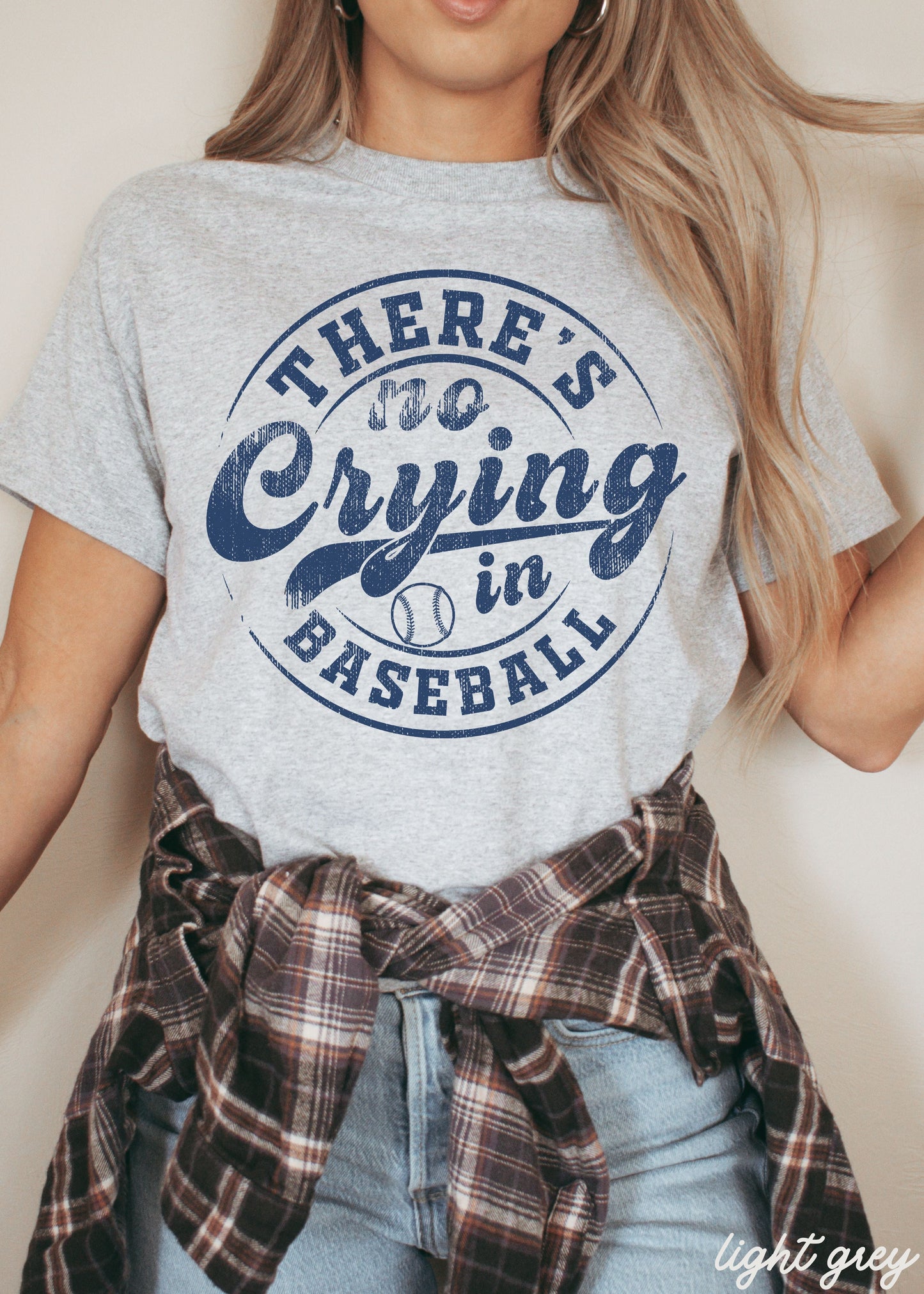 No Crying in Baseball Gildan Tee *4 Colors (S-3X) Chloe Vs Tank The Boutique