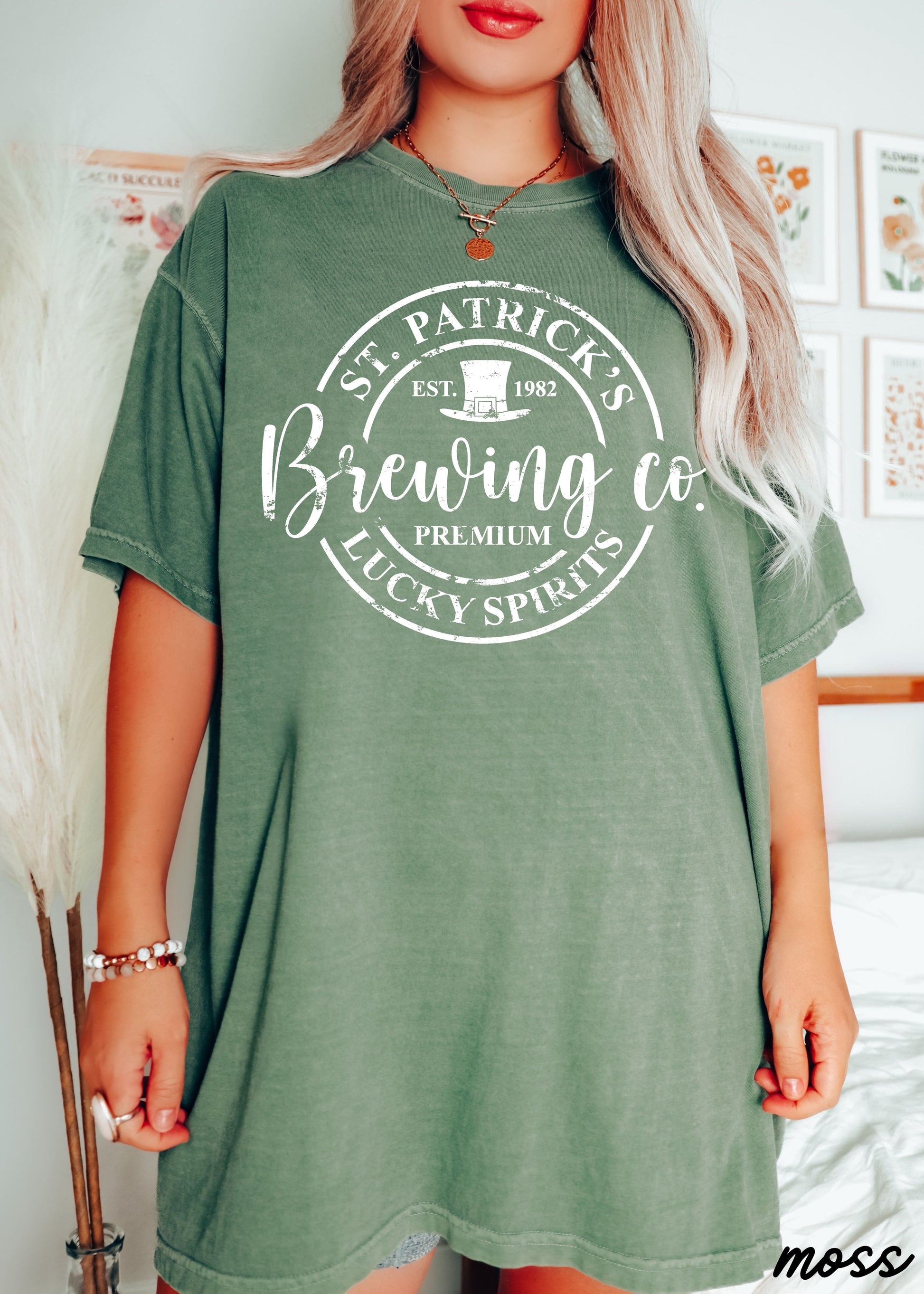 St. Patrick's Brewing Comfort Colors Tee *4 Colors (S-3X) Chloe Vs Tank The Boutique