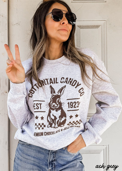 Cottontail Candy Co Sweatshirt *8 Colors (S-3X) Chloe Vs Tank The Boutique
