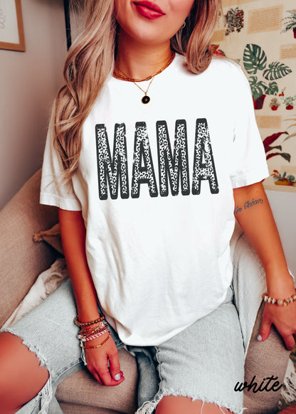 Leopard Mama Tee *12 Colors (S-3X) Chloe Vs Tank The Boutique