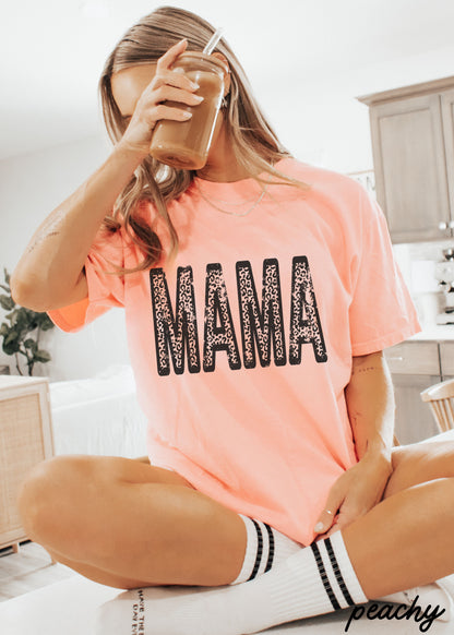 Leopard Mama Tee *12 Colors (S-3X) Chloe Vs Tank The Boutique
