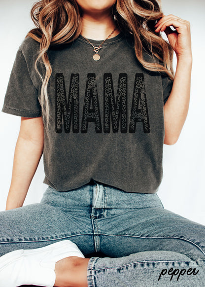 Leopard Mama Tee *12 Colors (S-3X) Chloe Vs Tank The Boutique