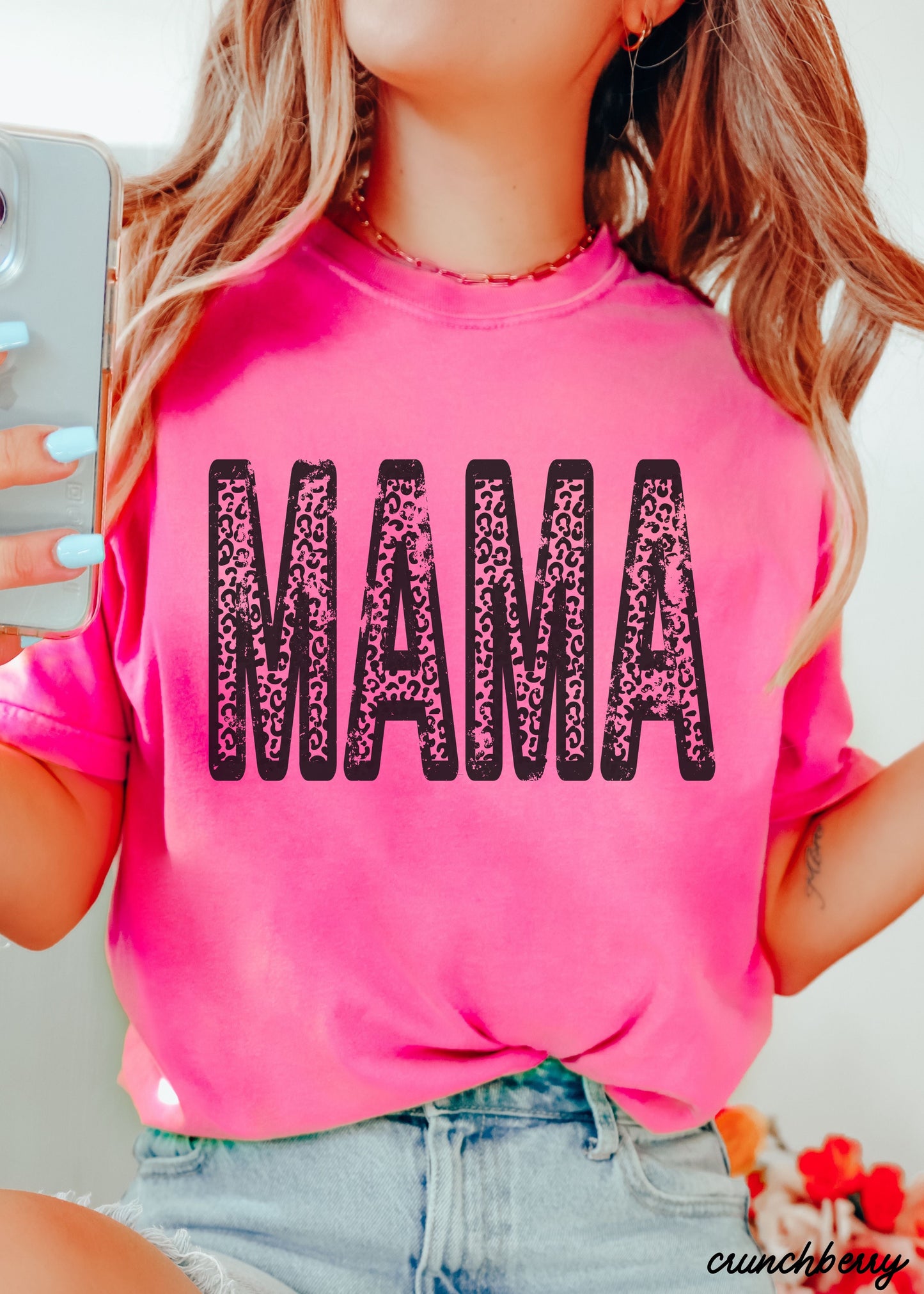 Leopard Mama Tee *12 Colors (S-3X) Chloe Vs Tank The Boutique