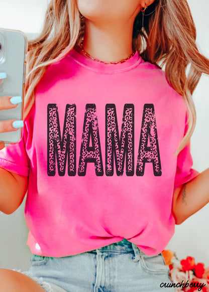 Leopard Mama Tee *12 Colors (S-3X) Chloe Vs Tank The Boutique