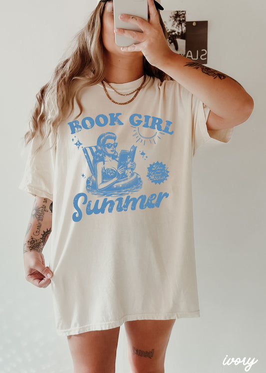 Book Girl Summer Tee *14 Colors (S-3X) Chloe Vs Tank The Boutique