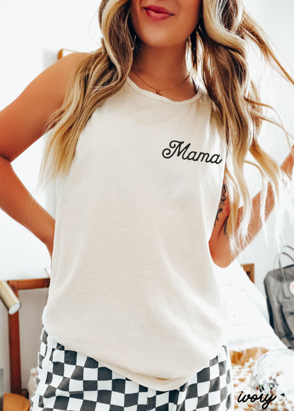 Mama Pocket Tank *5 Colors (S-3X) Chloe Vs Tank The Boutique