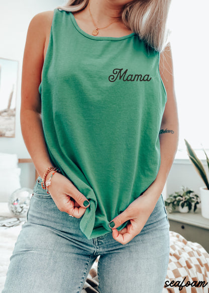 Mama Pocket Tank *5 Colors (S-3X) Chloe Vs Tank The Boutique