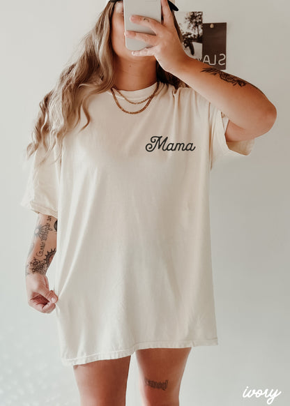 Mama Pocket Tee *12 Colors (S-3X) Chloe Vs Tank The Boutique