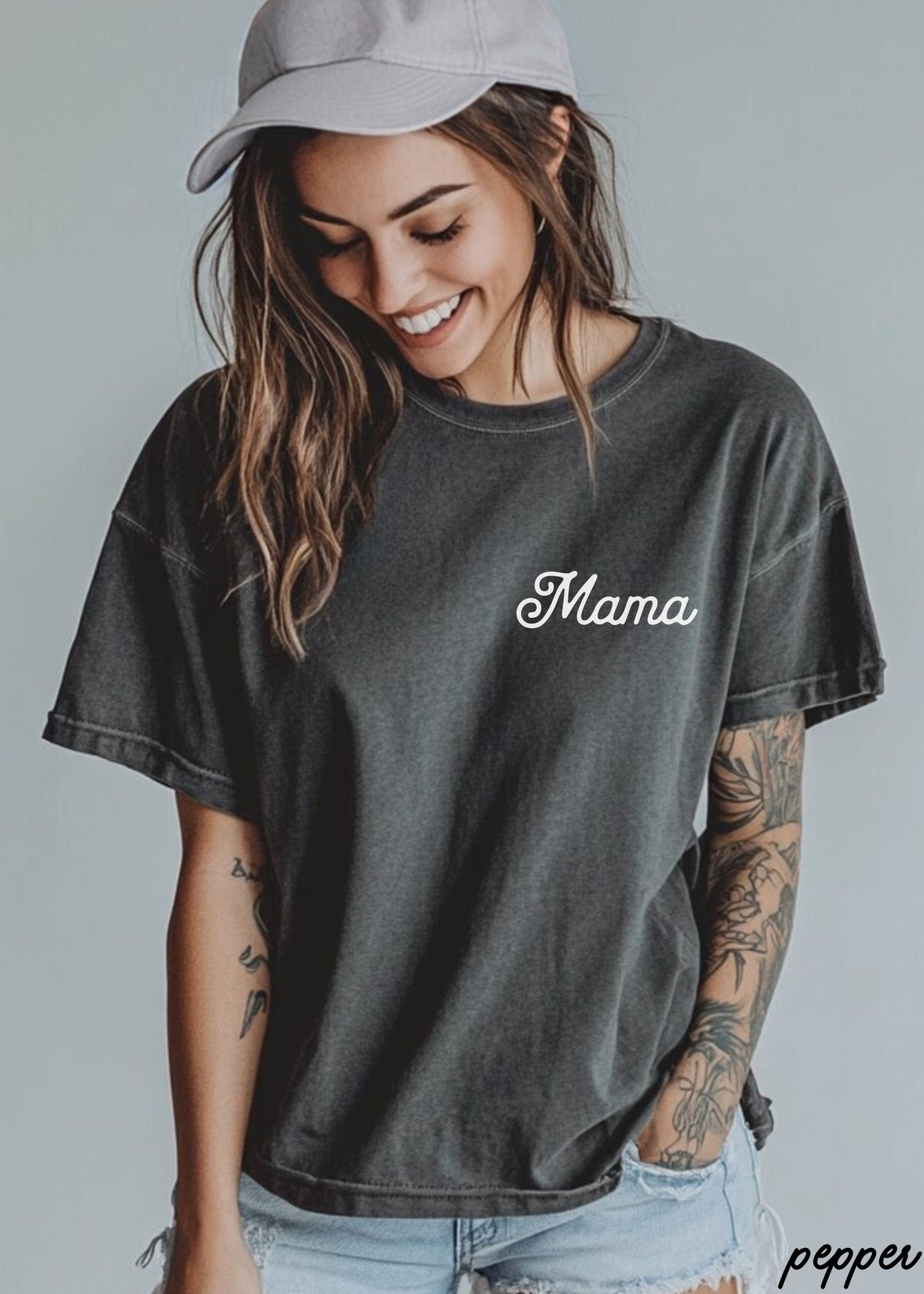 Mama Pocket Tee *12 Colors (S-3X) Chloe Vs Tank The Boutique