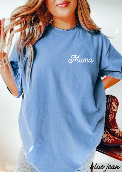Mama Pocket Tee *12 Colors (S-3X) Chloe Vs Tank The Boutique