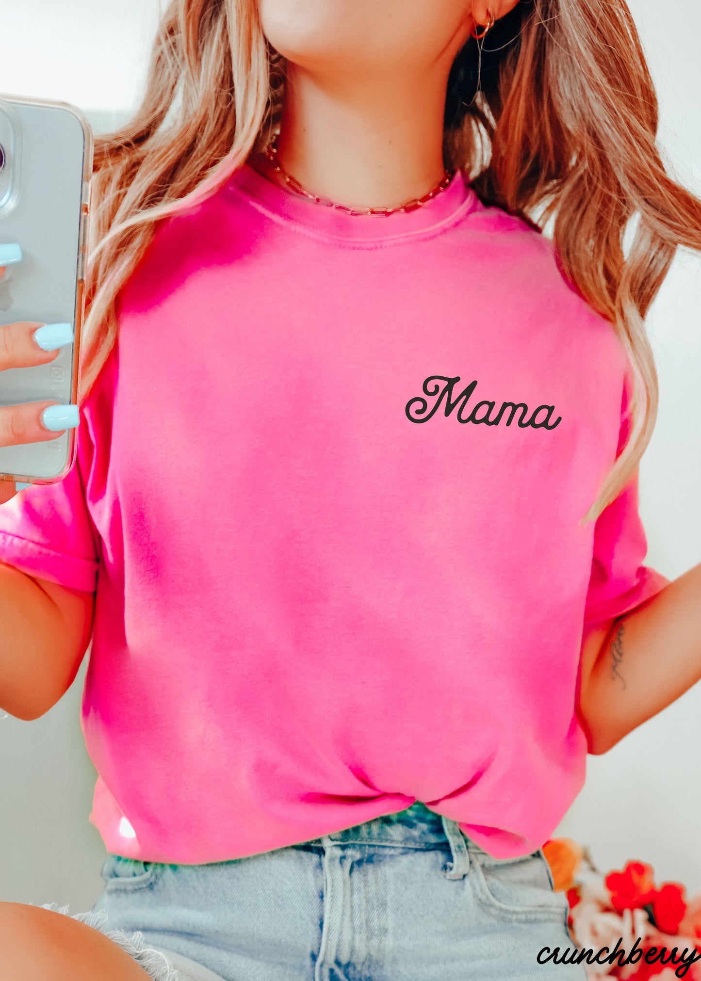 Mama Pocket Tee *12 Colors (S-3X) Chloe Vs Tank The Boutique