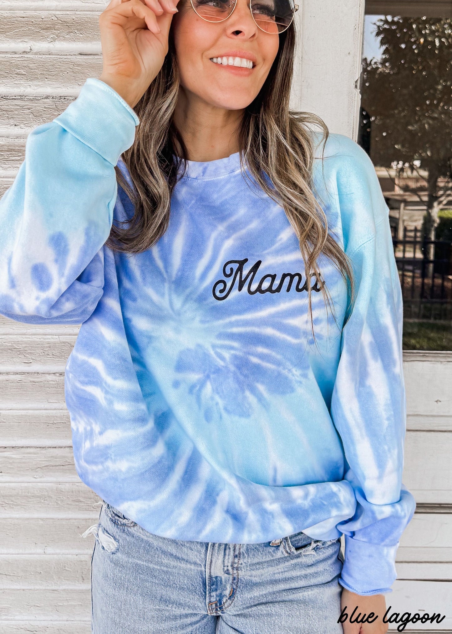 Mama Pocket Tie Dye Sweatshirt *2 Colors (S-3X) Chloe Vs Tank The Boutique