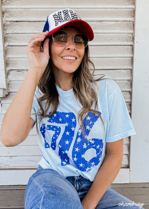 1776 Stars Tee *7 Colors (S-3X) Chloe Vs Tank The Boutique
