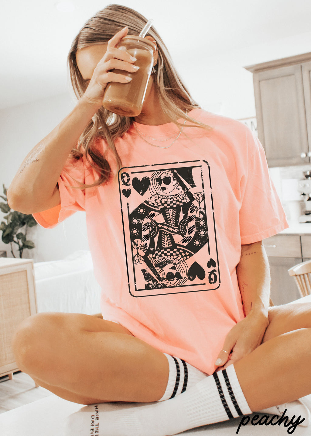 The Queen Tee NEUTRAL Colors *8 Colors (S-3X) Chloe Vs Tank The Boutique