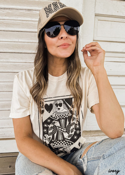 The Queen Tee NEUTRAL Colors *8 Colors (S-3X) Chloe Vs Tank The Boutique