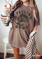 Feeling Good Skull Tee *8 Colors (S-3X) Chloe Vs Tank The Boutique