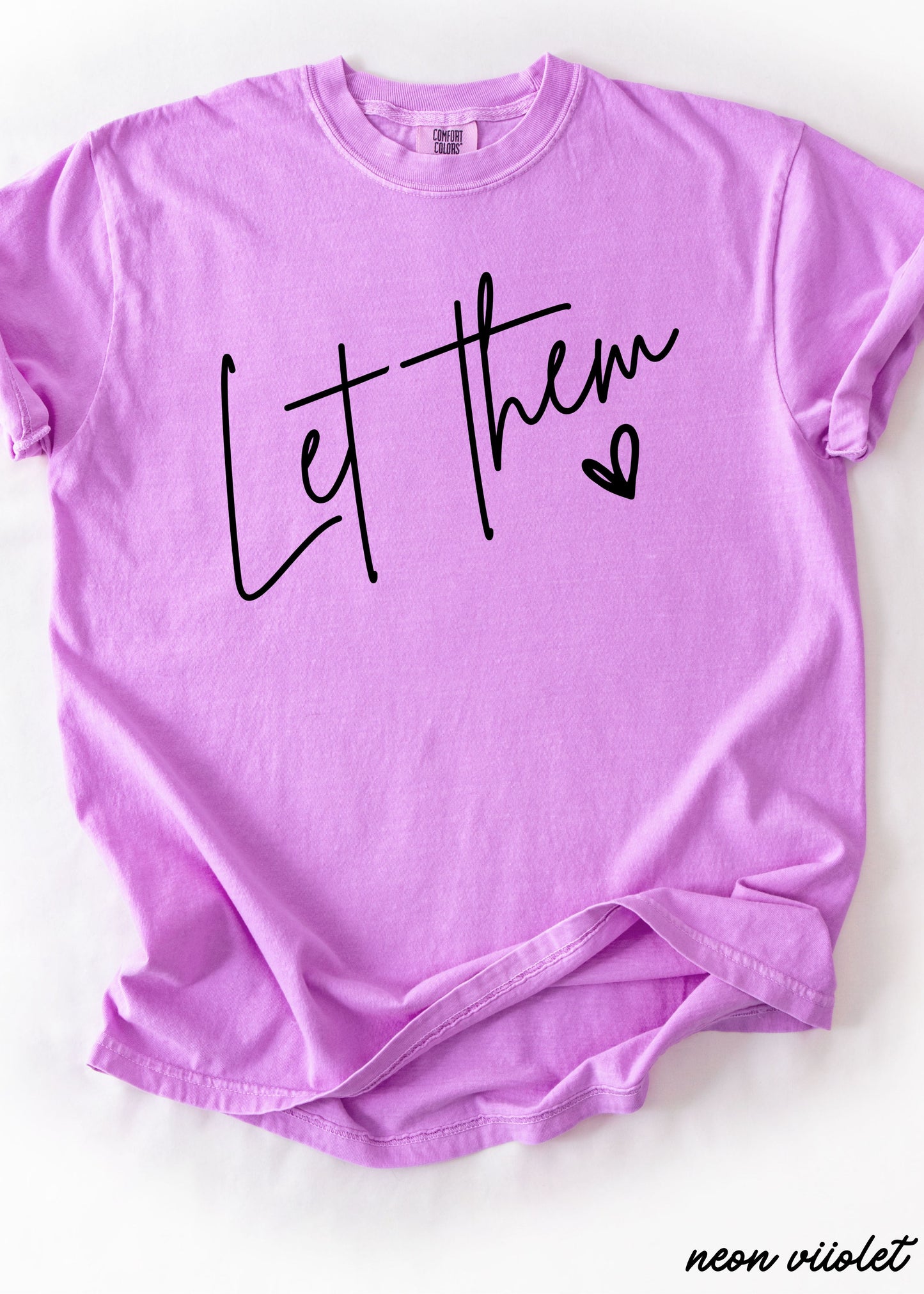 Let Them Tee *16 Colors (S-3X) Chloe Vs Tank The Boutique