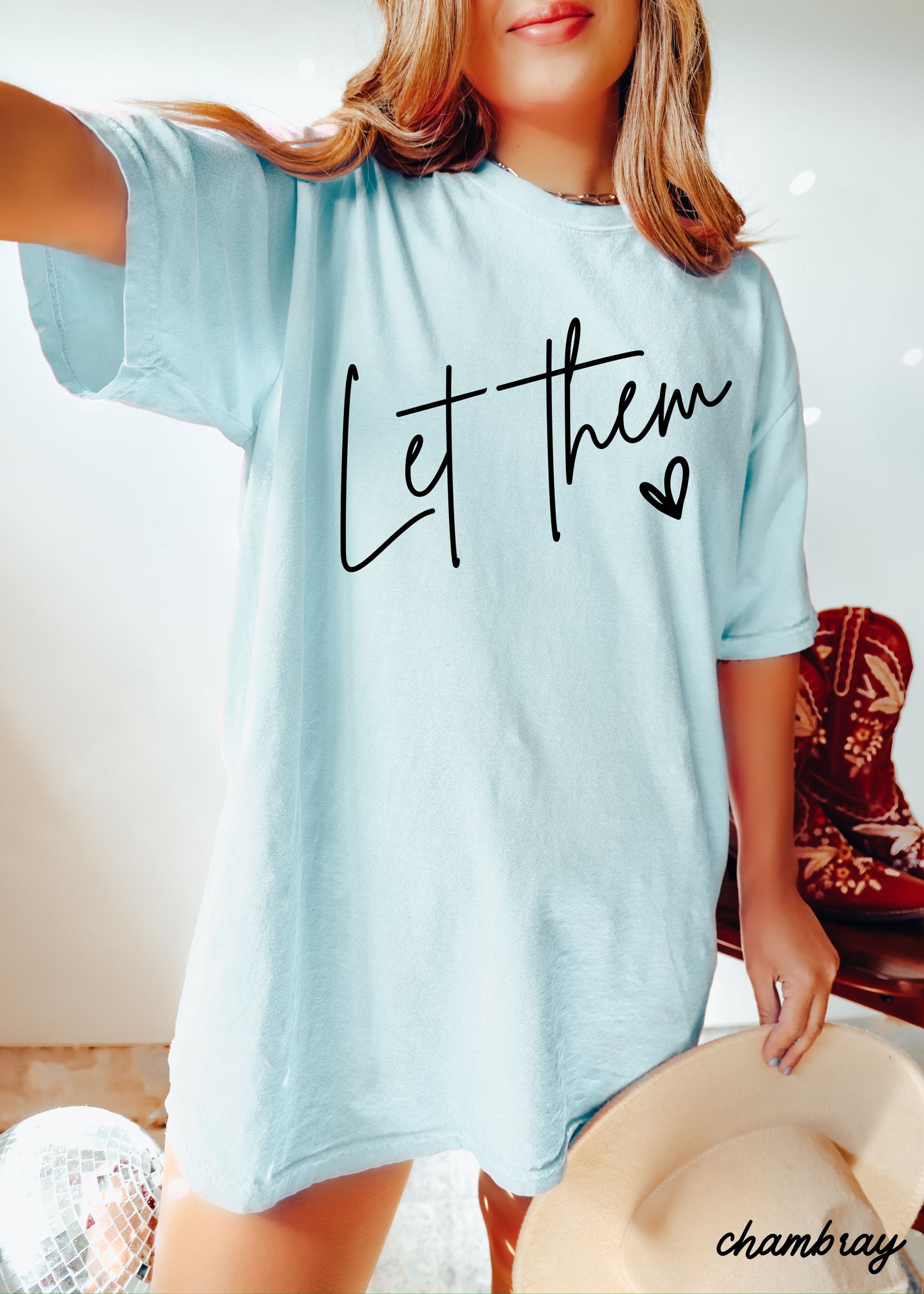 Let Them Tee *16 Colors (S-3X) Chloe Vs Tank The Boutique