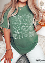 Cozy Vibes Doodle Tee *6 Colors (S-3X) Chloe Vs Tank The Boutique