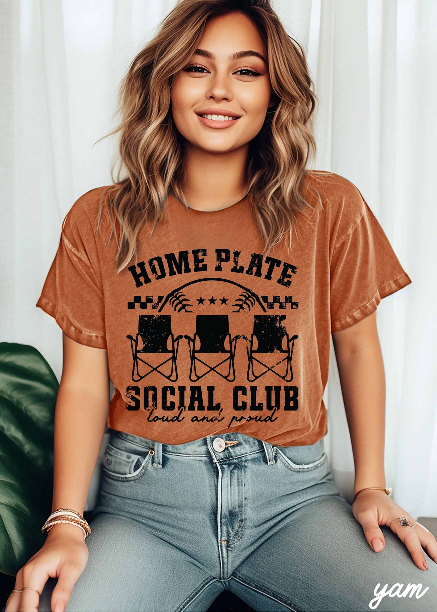 Home Plate Social Club Tee *17 Colors (S-3X) 1 Chloe Vs Tank The Boutique
