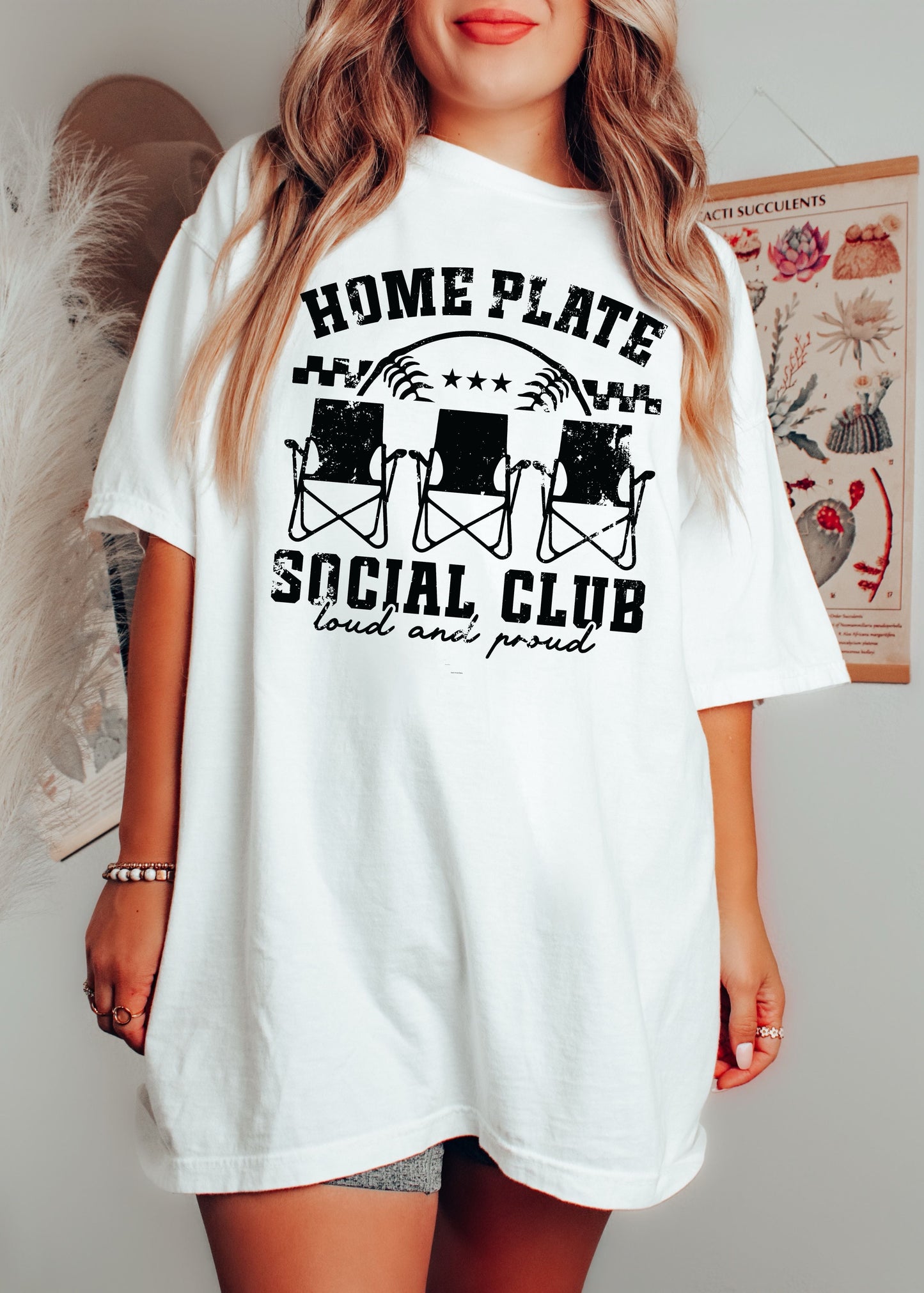 Home Plate Social Club Tee *17 Colors (S-3X) 1 Chloe Vs Tank The Boutique