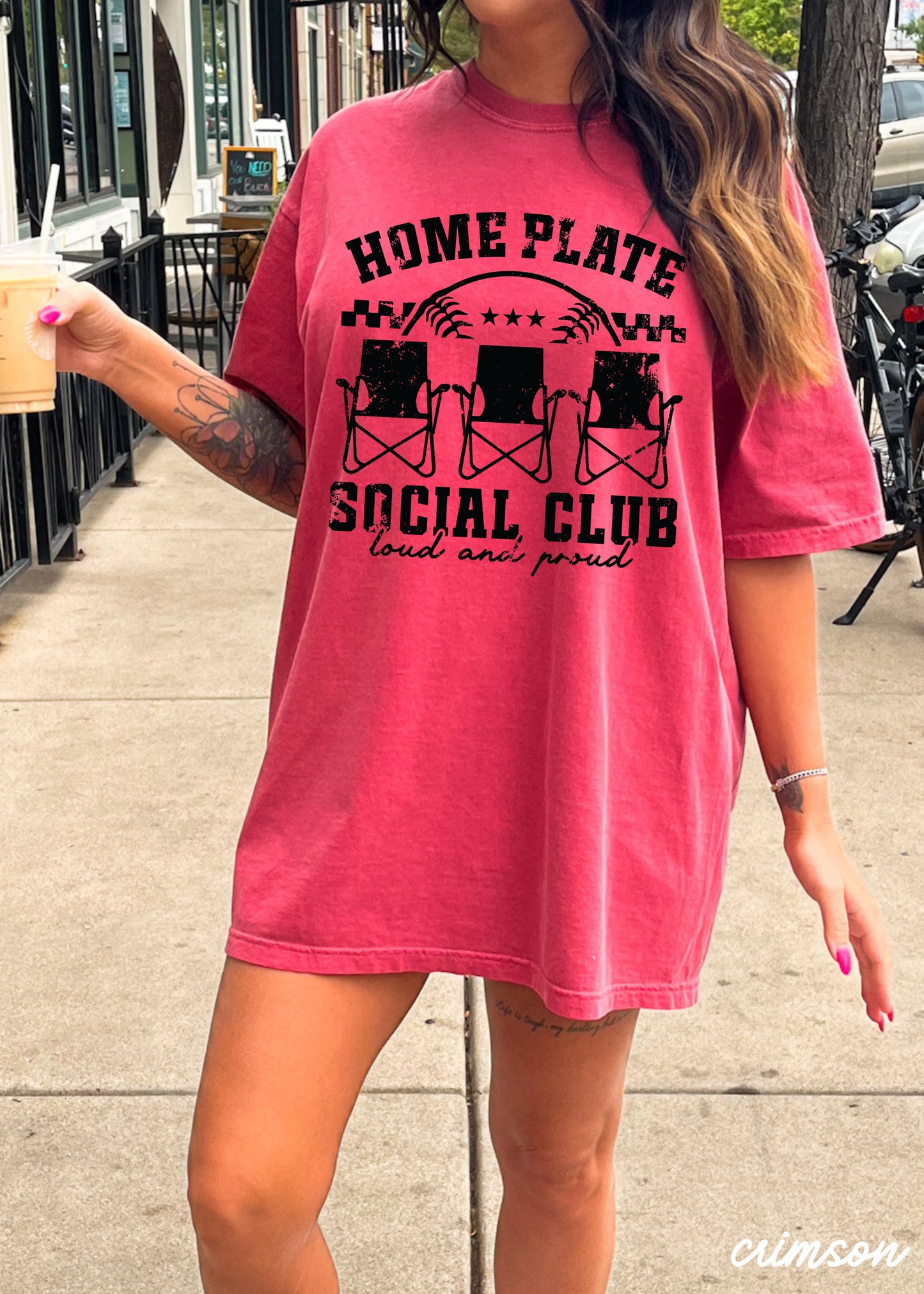 Home Plate Social Club Tee *17 Colors (S-3X) 1 Chloe Vs Tank The Boutique