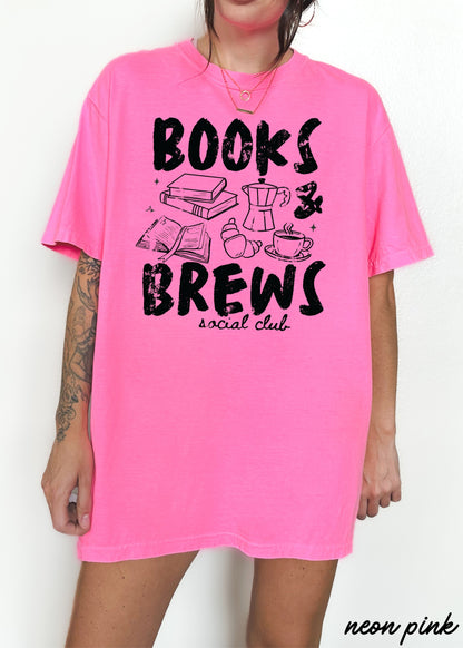 Books & Brews Tee *16 Colors (S-3X) COPY Chloe Vs Tank The Boutique