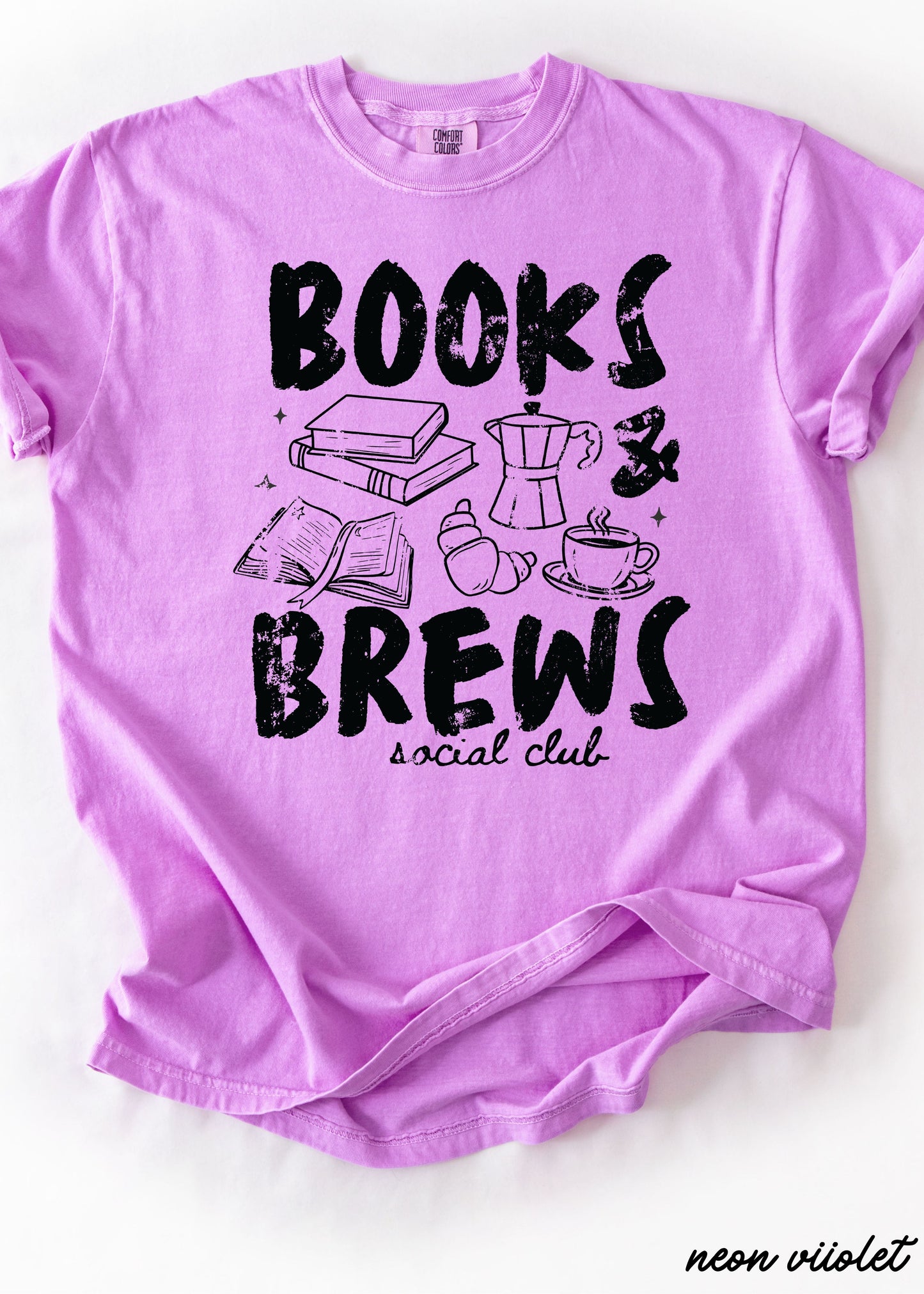 Books & Brews Tee *16 Colors (S-3X) COPY Chloe Vs Tank The Boutique