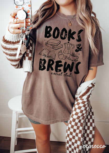 Books & Brews Tee *16 Colors (S-3X) COPY Chloe Vs Tank The Boutique