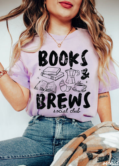 Books & Brews Tee *16 Colors (S-3X) COPY Chloe Vs Tank The Boutique
