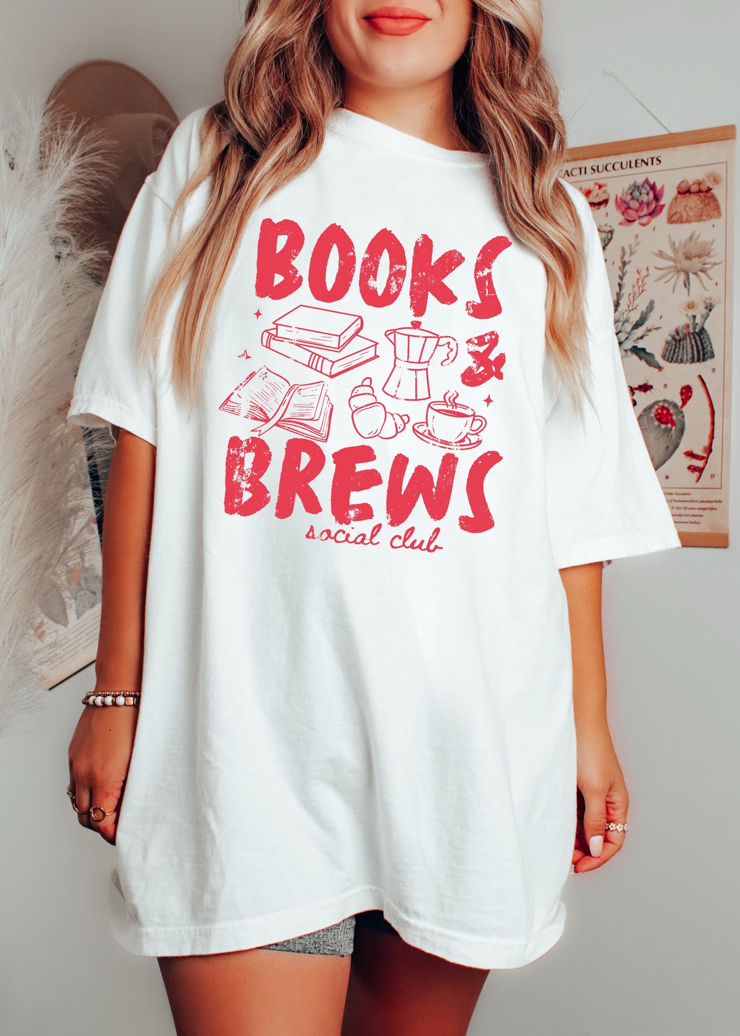Books & Brews Tee *16 Colors (S-3X) COPY Chloe Vs Tank The Boutique