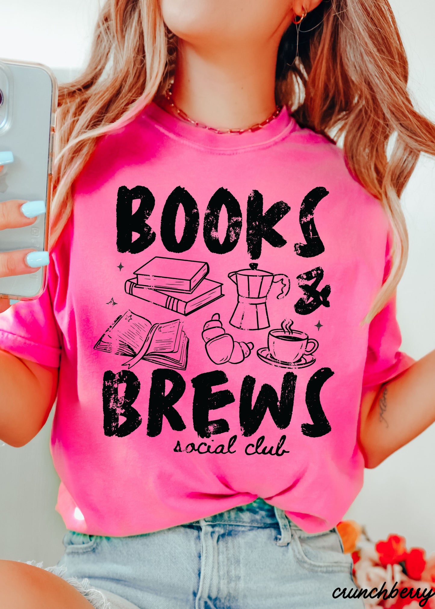 Books & Brews Tee *16 Colors (S-3X) COPY Chloe Vs Tank The Boutique
