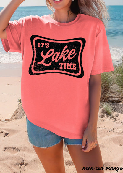 Lake Time Tee *16 Colors (S-3X) Chloe Vs Tank The Boutique
