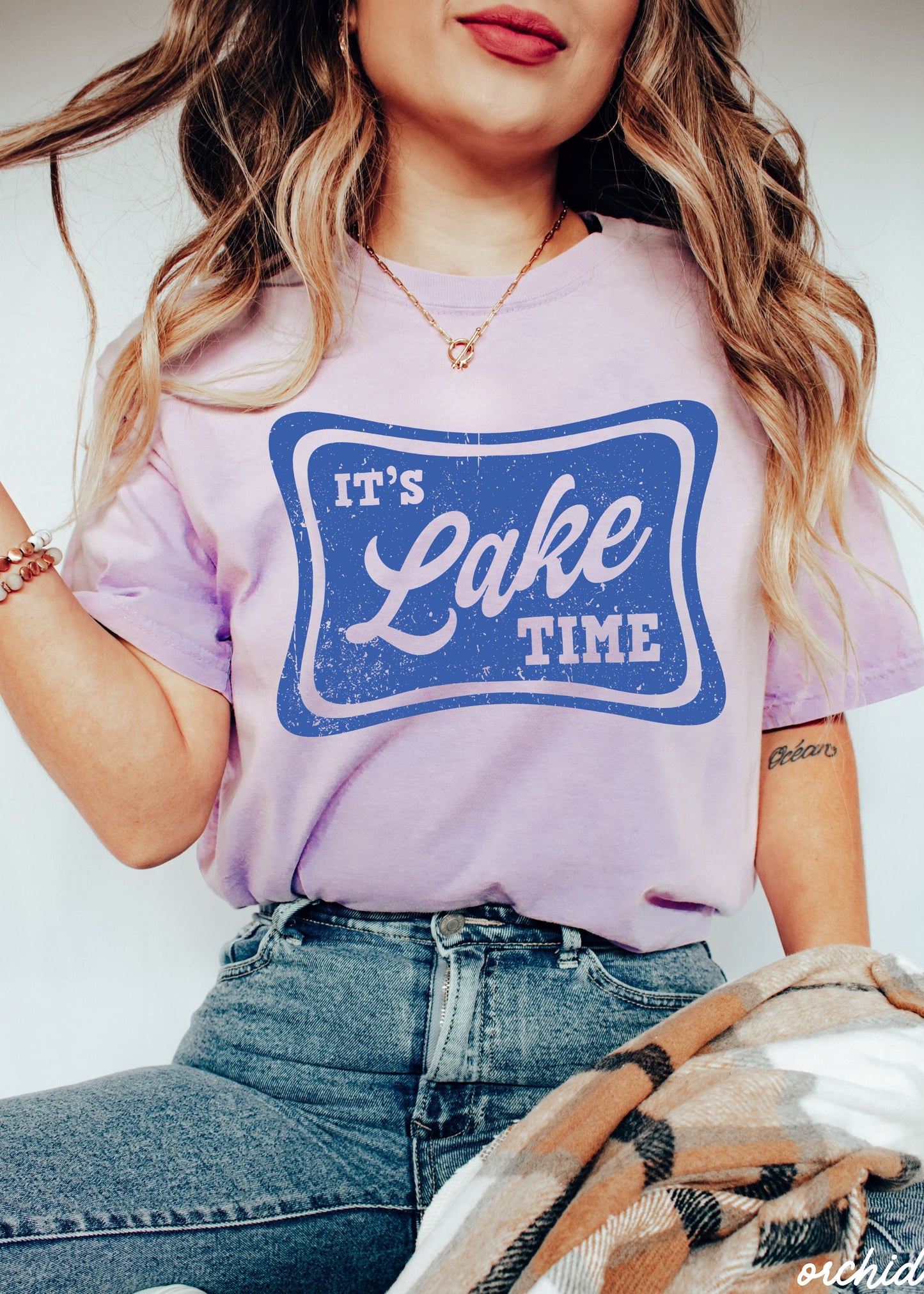 Lake Time Tee *16 Colors (S-3X) Chloe Vs Tank The Boutique
