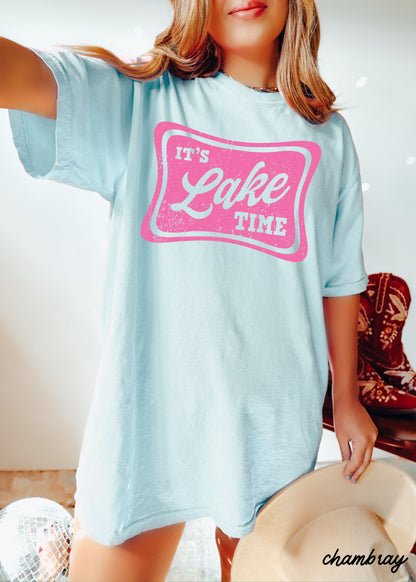 Lake Time Tee *16 Colors (S-3X) Chloe Vs Tank The Boutique