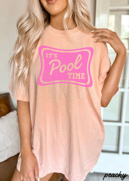 Pool Time Tee *16 Colors (S-3X) Chloe Vs Tank The Boutique