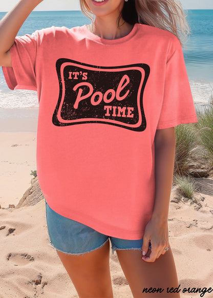 Pool Time Tee *16 Colors (S-3X) Chloe Vs Tank The Boutique