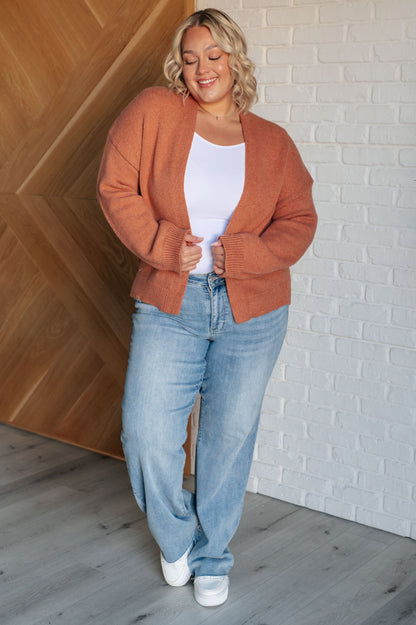 Wait for True Love Open Front Cardigan Thread & Co. Boutique, LLC