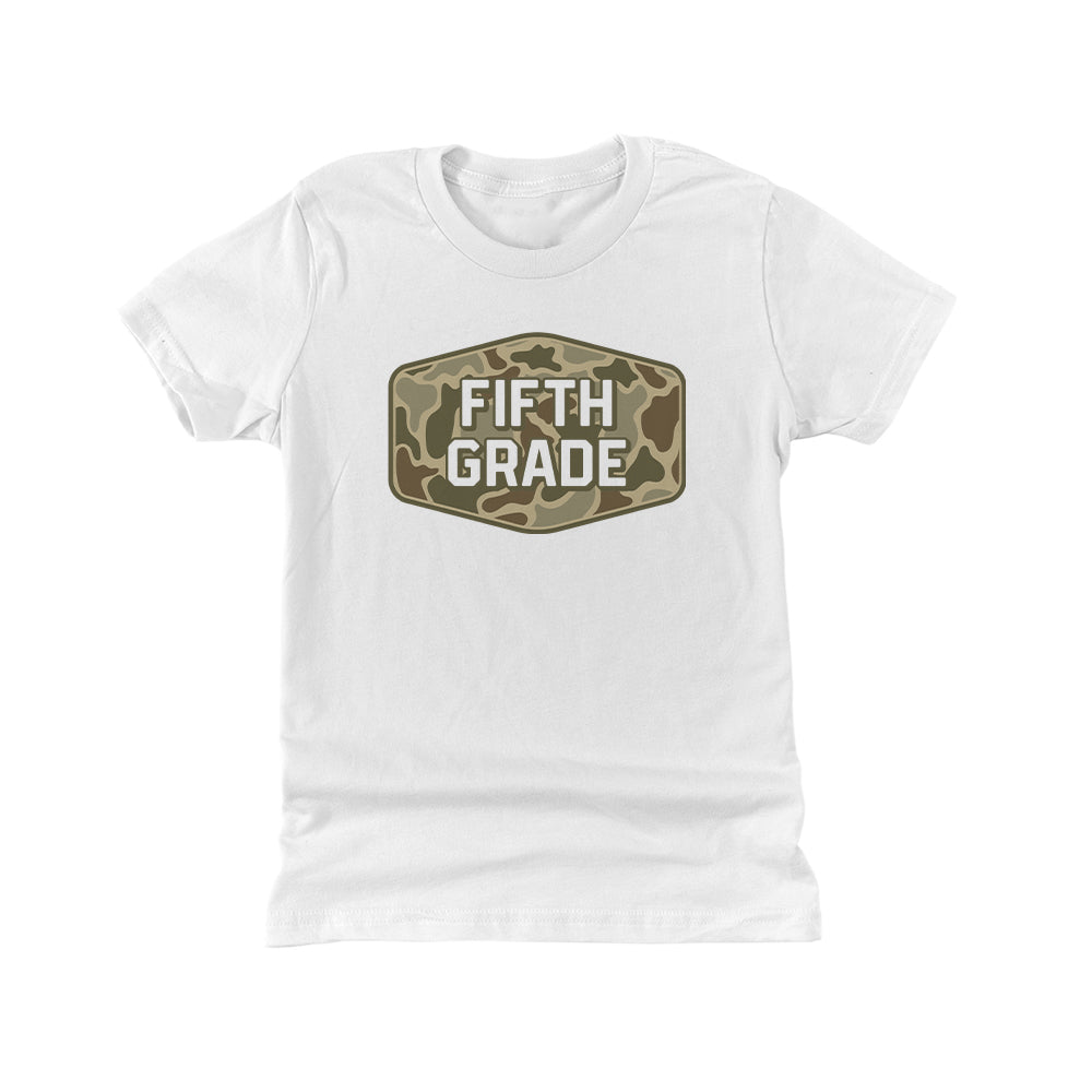 Fifth Grade Duck Camo (Kids) Shield Republic