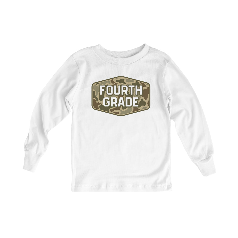 Fourth Grade Duck Camo (Kids) Shield Republic