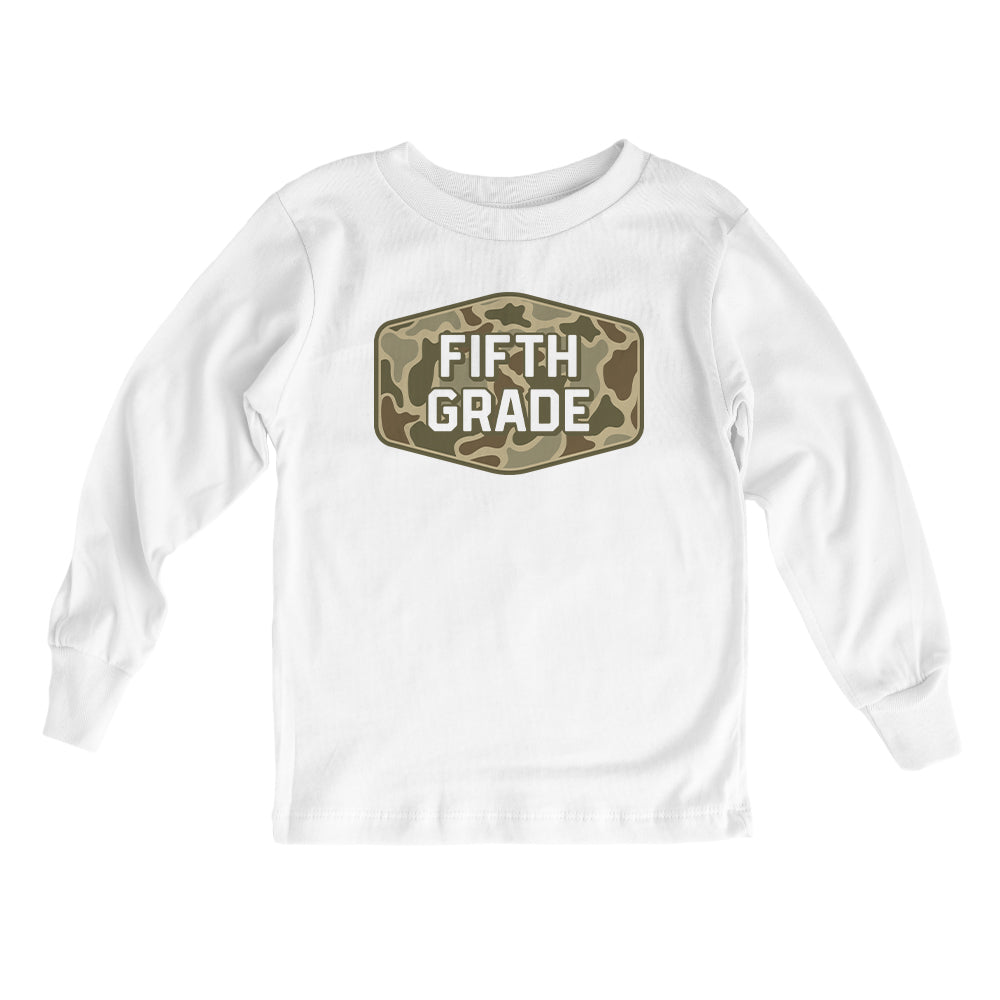 Fifth Grade Duck Camo (Kids) Shield Republic