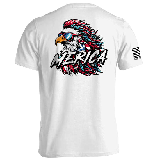 Merica Mullet Eagle Shield Republic